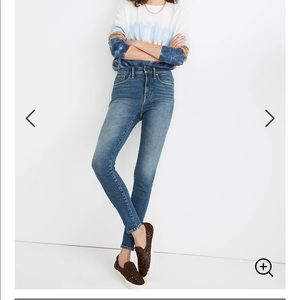 Madewell 9” Mid-Rise Skinny Jeans in Fairside Wash